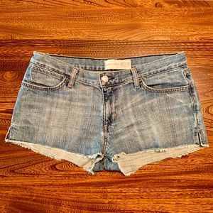 Paper Denim & Cloth, Distressed Jean Shorts Sz 28